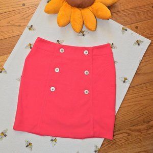 Lizzie Driver Coral Golf Skort Sz 4...C1124